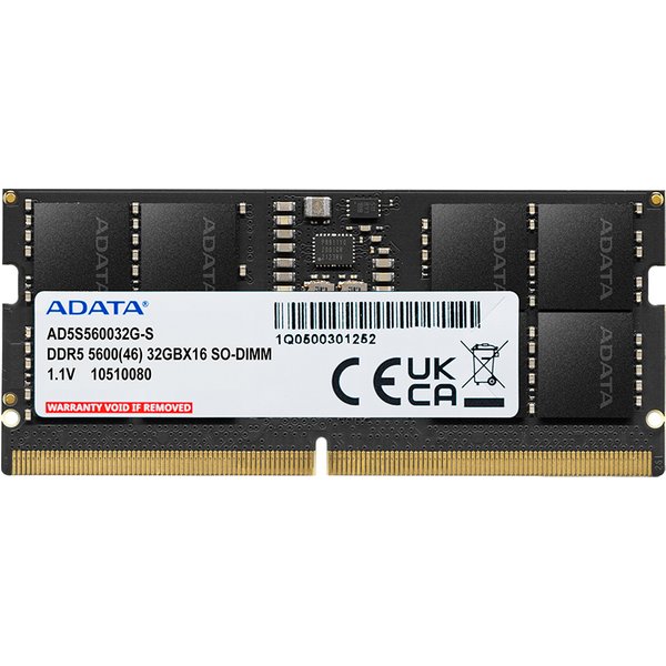 Adata Premier Memoria 16 GB 1 X 16 GB DDR5 262-Pin SO-DIMM Data Integrity Check (Verifica Integrità Dati)-image