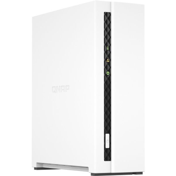 Qnap TS-133 Server NAS E Di Archiviazione Tower Cortex-A55 2 GB DDR4 0 TB Qnap Turbo System Bianco-image