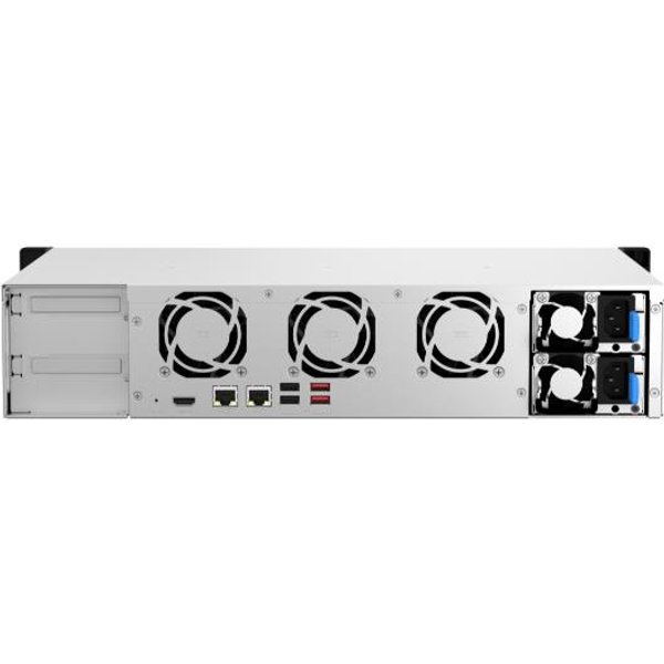 Qnap TS-864EU-RP-8G Server NAS E Di Archiviazione Armadio (2U) Intel® Celeron® N5095 8 GB DDR4 0 TB Qnap Turbo System Nero-image