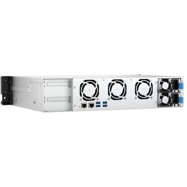 Qnap TS-855EU-8G Server NAS E Di Archiviazione Armadio (2U) Intel Atom® C5125 8 GB DDR4 0 TB Quts Hero Nero-image