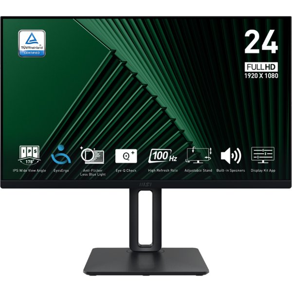 MSI Pro MP245PG Monitor PC 60,5 Cm (23.8") 1920 X 1080 Pixel Full HD LCD Nero-image