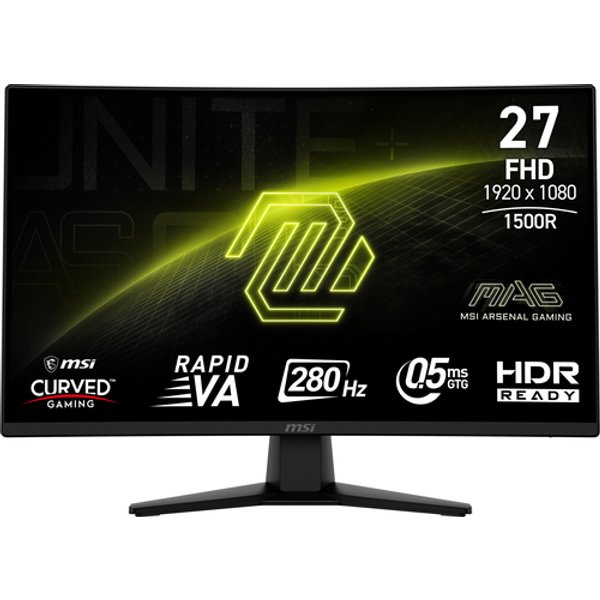 MSI MAG 274CXF Monitor PC 68,6 Cm (27") 1920 X 1080 Pixel Full HD Nero-image