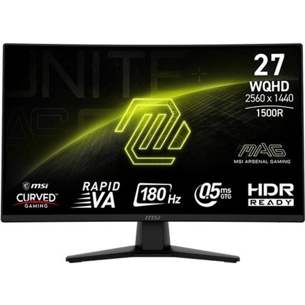 MSI MAG 274CQF Monitor PC 68,6 Cm (27") 2560 X 1440 Pixel Wide Quad HD Nero-image