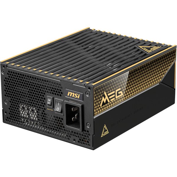 MSI MEG Ai1600T PCIE5 Alimentatore Per Computer 1600 W 24-Pin ATX ATX Nero-image