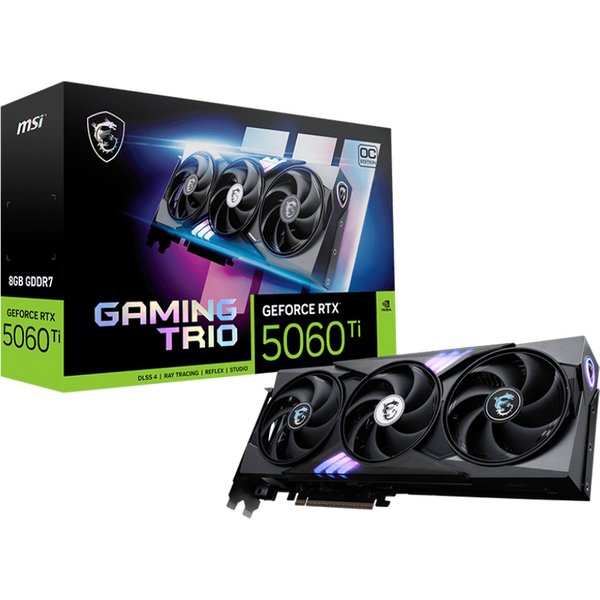 MSI Geforce RTX 5060 Ti 8G Gaming Trio OC Nvidia 8 GB GDDR7-image