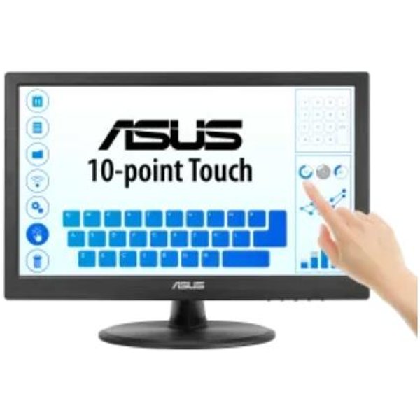 Asus Touch VT169HE Monitor PC 39,6 Cm (15.6") 1920 X 1080 Pixel Full HD LED Touch Screen Da Tavolo Nero-image