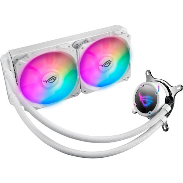 Asus ROG Strix LC III 240 Argb White Edition Processore Kit Di Raffreddamento A Liquido 12 Cm Bianco-image