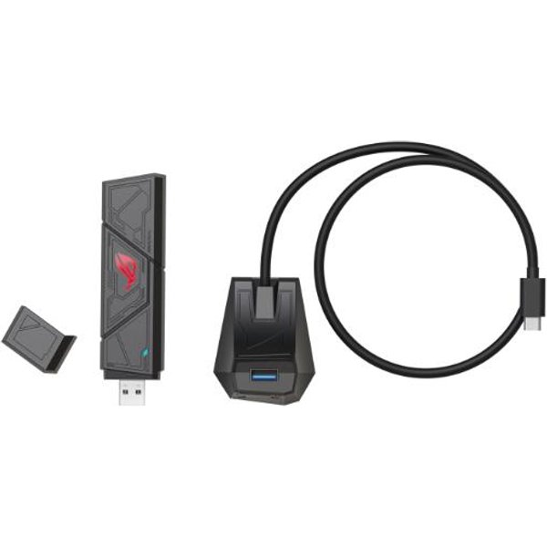 Asus ROG USB-BE92 Wifi 7 BE6500 Tri-Band USB Adapter Wlan 6500 Mbit/S-image