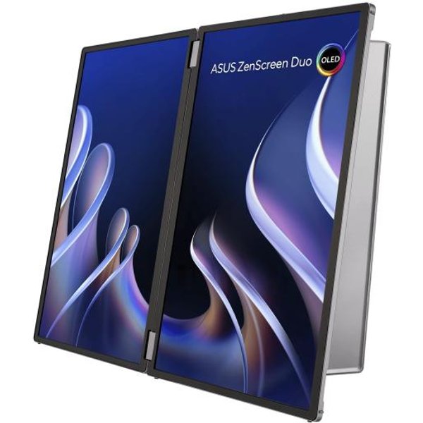 Asus Zenscreen Duo Oled MQ149CD Monitor PC 35,6 Cm (14") 1920 X 1200 Pixel Wuxga Argento-image