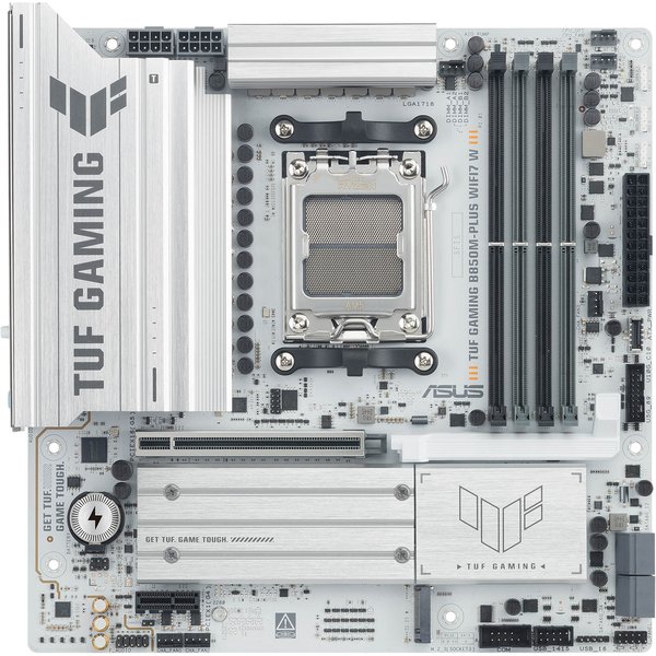 Asus TUF Gaming B850M-PLUS WIFI7 W AMD B850 Socket AM5 Micro ATX-image