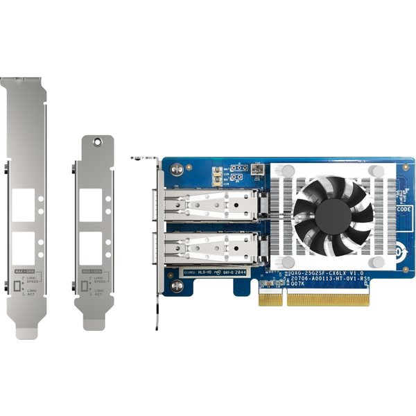 Qnap QXG-25G2SF-CX6 Scheda Di Rete E Adattatore Interno Fibra 25000 Mbit/S-image