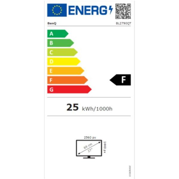 Benq BL2790QT Monitor PC 68,6 Cm (27") 2560 X 1440 Pixel Quad HD LED Nero-image