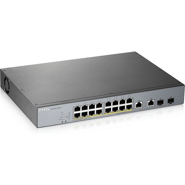 Zyxel GS1350-18HP-EU0101F Switch Di Rete Gestito L2 Gigabit Ethernet (10/100/1000) Supporto Power Over Ethernet (Poe) Grigio-image