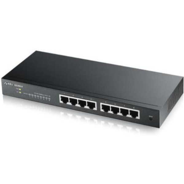 Zyxel GS1900-8 Gestito L2 Gigabit Ethernet (10/100/1000) Nero-image