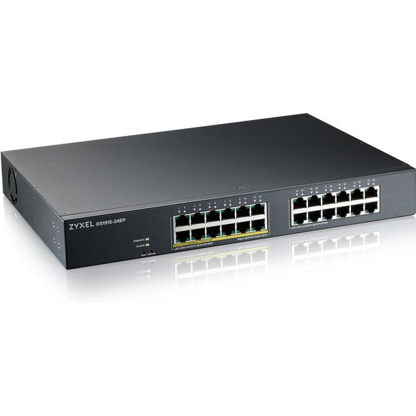 Zyxel GS1915-24EP Gestito L2 Gigabit Ethernet (10/100/1000) Supporto Power Over Ethernet (Poe) 1U Nero-image