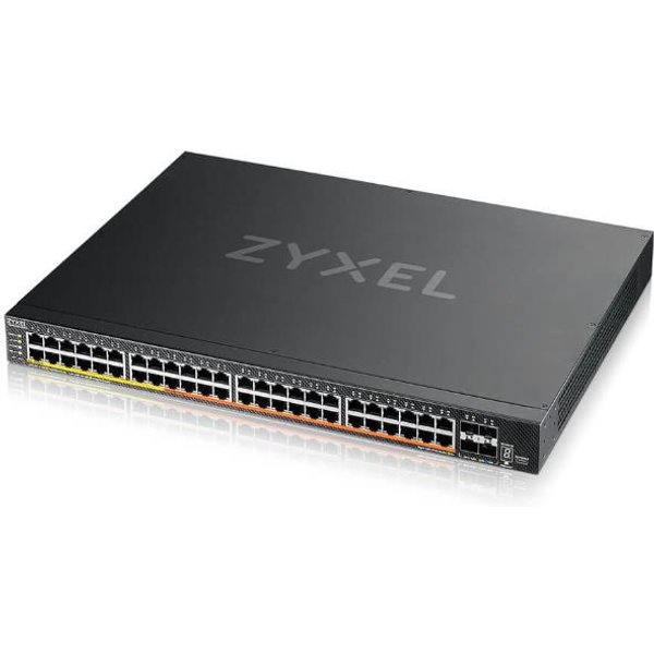 Zyxel XMG2230-52HP Gestito L2/L3 2.5G Ethernet (100/1000/2500) Supporto Power Over Ethernet (Poe) 1U Nero-image