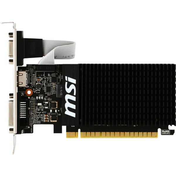 MSI GT 710 2GD3H LP Scheda Video Nvidia Geforce GT 710 2 GB GDDR3-image