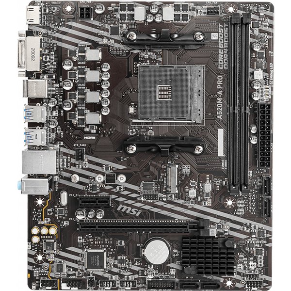 MSI A520M-A PRO Scheda Madre AMD A520 Socket AM4 Micro ATX-image