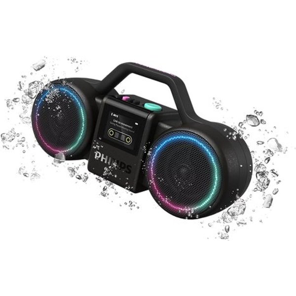 Cassa Party Philips TAMS60B 00 Moving Sound The Roller Auracast Black-image