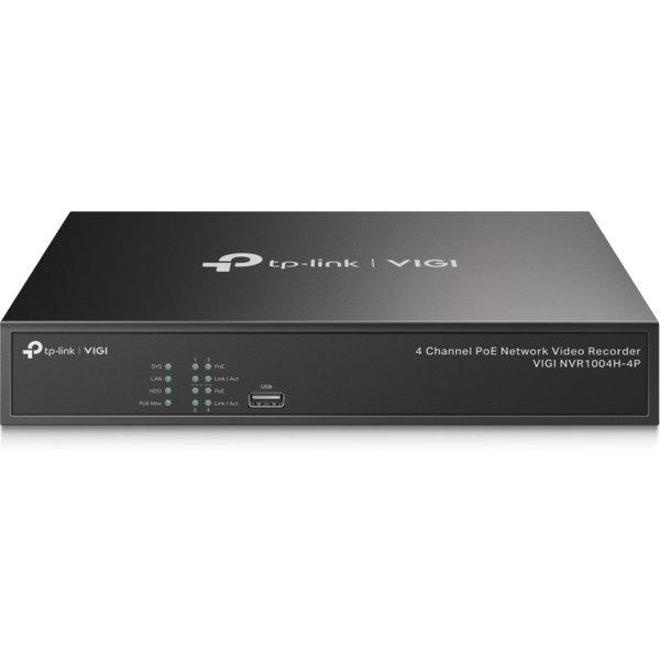 TP-Link Vigi NVR1004H-4P Videoregistratore Di Rete (Nvr) Nero-image