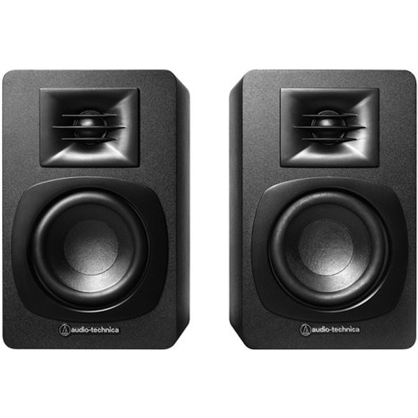 Coppia Casse Attive Audio Technica AT SP3X Bookshelf Black-image