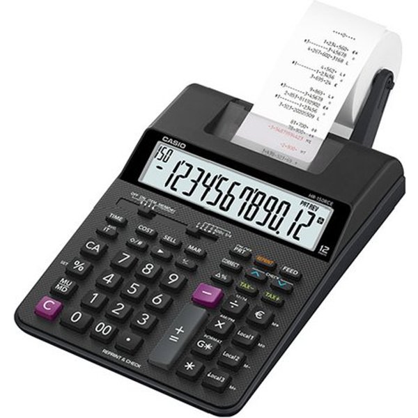 Calcolatrice Casio HR 150RC HR Series Printing Calculator Black-image
