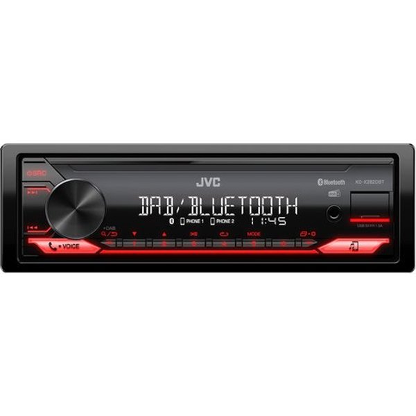 JVC KD-X282DBT Ricevitore Multimediale Per Auto Nero 200 W Bluetooth-image