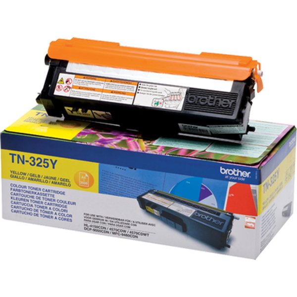 Brother TN-325Y Cartuccia Toner 1 Pz Originale Giallo-image