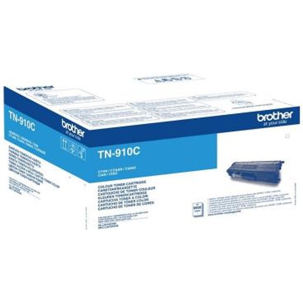 Brother TN-910C Cartuccia Toner 1 Pz Originale Ciano-image