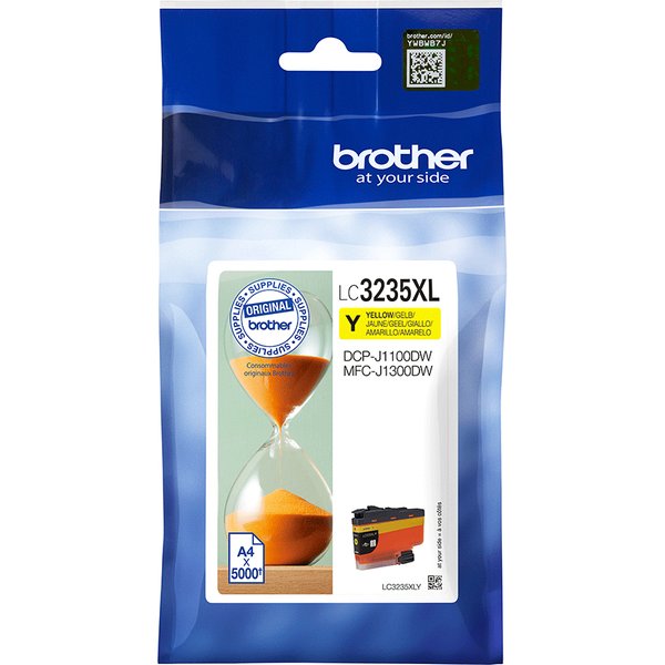 Brother LC3235XLY Cartuccia D'inchiostro 1 Pz Originale Resa Elevata (Xl) Giallo-image