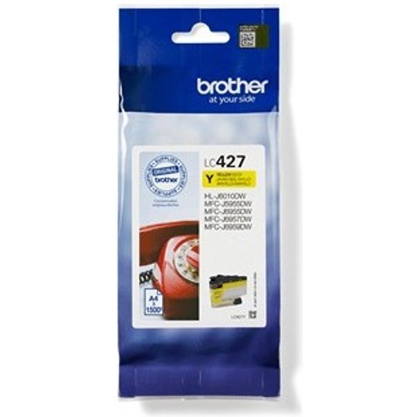 Brother LC-427Y Cartuccia D'inchiostro 1 Pz Originale Giallo-image