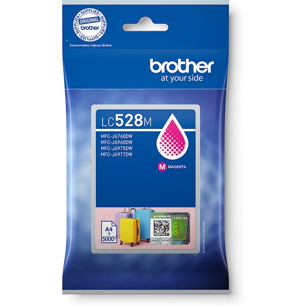 Brother LC528M Cartuccia D'inchiostro 1 Pz Originale Magenta-image