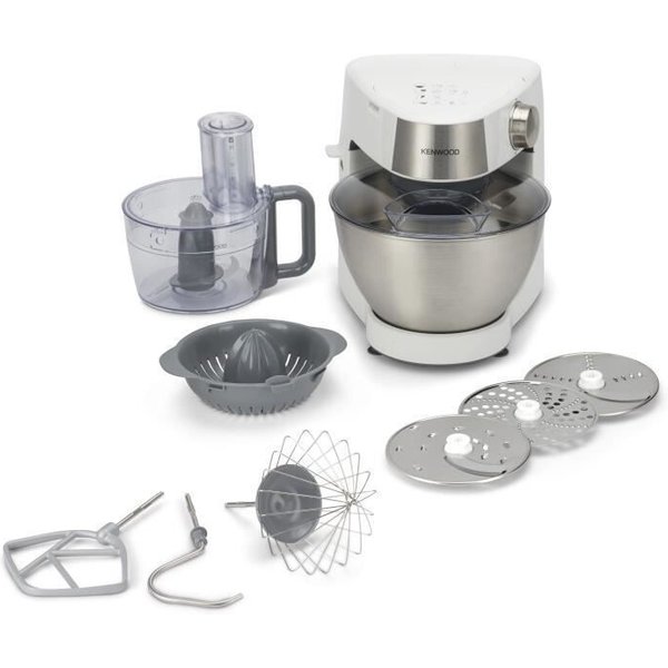 Kenwood Prospero+ - Impastatrice Planetaria, Paraschizzi, 3 Ganci E Fruste, 1000W, Ciotola 4,3L, Silver (KHC29.A0SI)-image