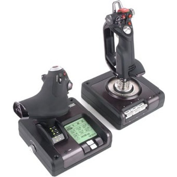 Logitech X52 Pro Flight Control System Simulazione Di Volo-image