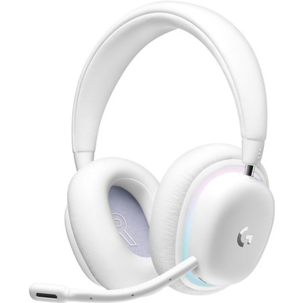 Cuffie Gaming Logitech 981 001083 G Series Aurora G735 White Mist-image
