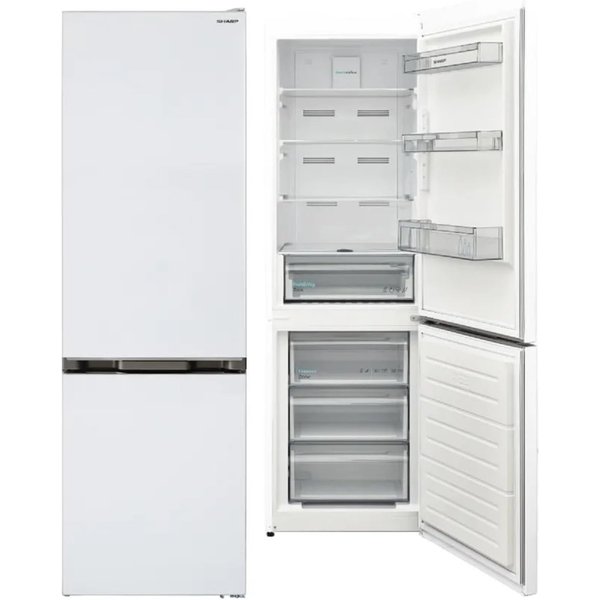Sharp FBA11DMXWE - Frigorifero Combinato No Frost, 331 Litri, Classe E, Bianco-image