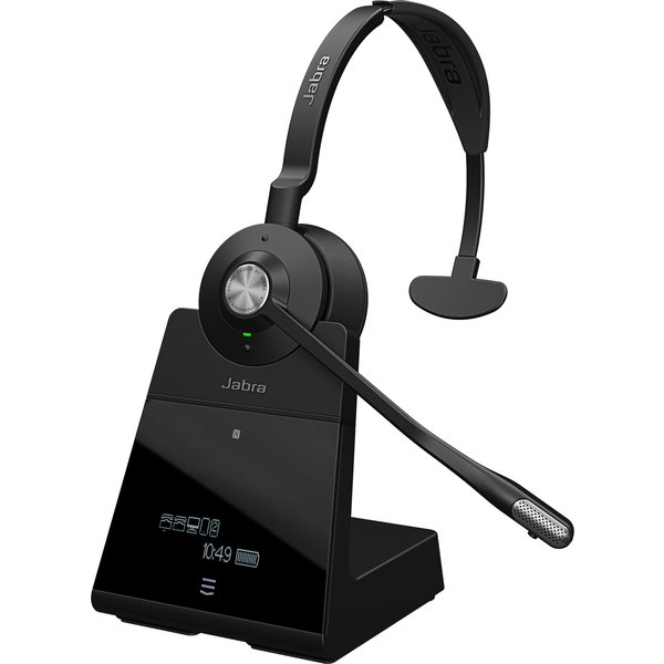 Jabra Engage 75 Mono Auricolare Wireless A Padiglione, Passanuca Ufficio Bluetooth Base Di Ricarica Nero-image