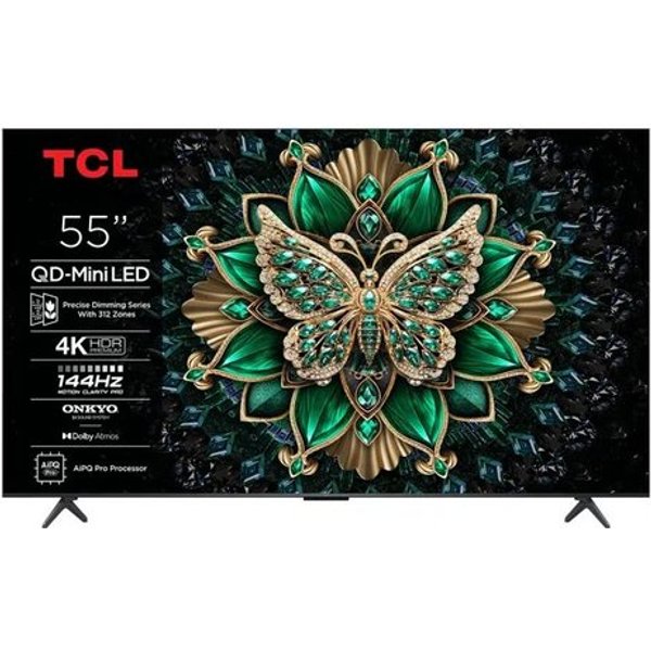 TCL Serie C69K Smart TV Qd-Miniled 4K 55" 55C69K, 144Hz, Audio Onkyo 2.1, Dolby Vision IQ & Atmos, Google TV-image