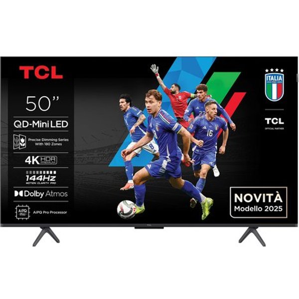 TCL C69 Serie C69K Smart TV Qd-Miniled 4K 50" 50C69K, 144Hz, Audio Onkyo 2.1, Dolby Vision IQ & Atmos, Google TV-image