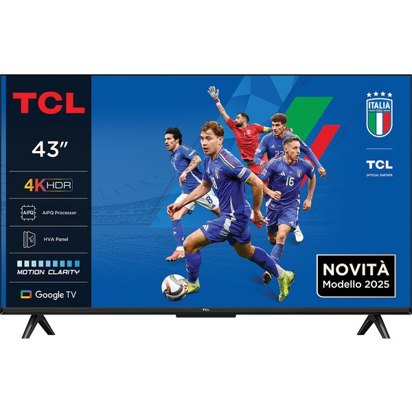 TCL P6K Serie Smart TV 4K Ultra HD 43" 43P6K, Dolby Audio, HDR10+, Google TV-image
