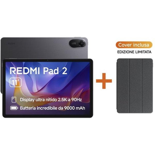 Tablet Xiaomi VHU5972EU Redmi PAD 2 Con Cover Graphite Gray-image