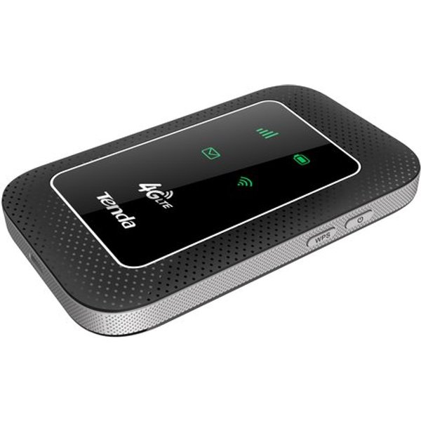 Router Tenda 4G180 V2 150Mbps Wireless 4G LTE Batteria 2100Mah Slot SIM 2FF Fino A 10 Ore-image