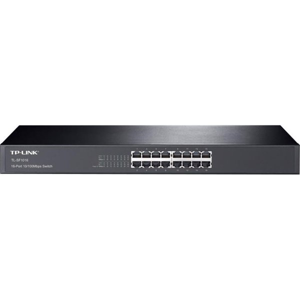 TP-Link TL-SF1016 Switch Di Rete Non Gestito Fast Ethernet (10/100) 1U Nero-image