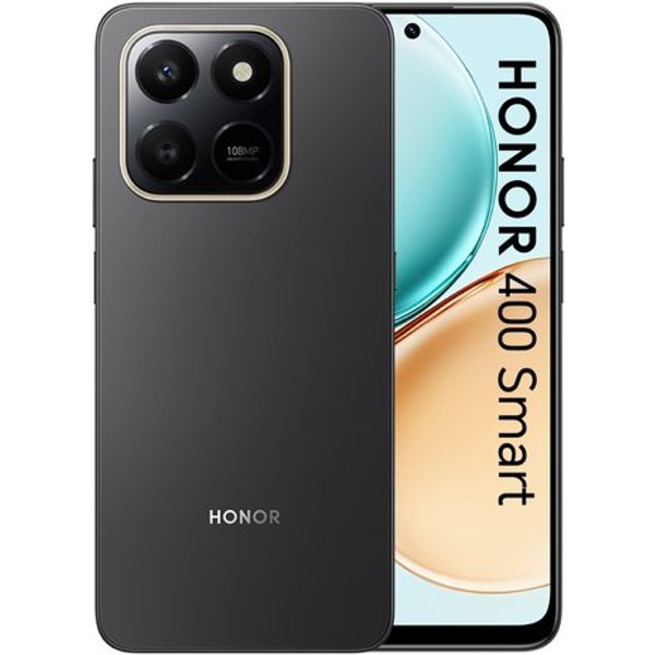 Honor 400 Smart 17,2 Cm (6.77") Magicos 9.0 4G 6 GB 128 GB 6500 Mah Nero-image