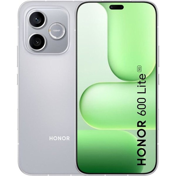 Honor 600 Lite 16,8 Cm (6.6") Doppia SIM Android 16.0 5G USB Tipo-C 8 GB 256 GB 6520 Mah Grigio-image