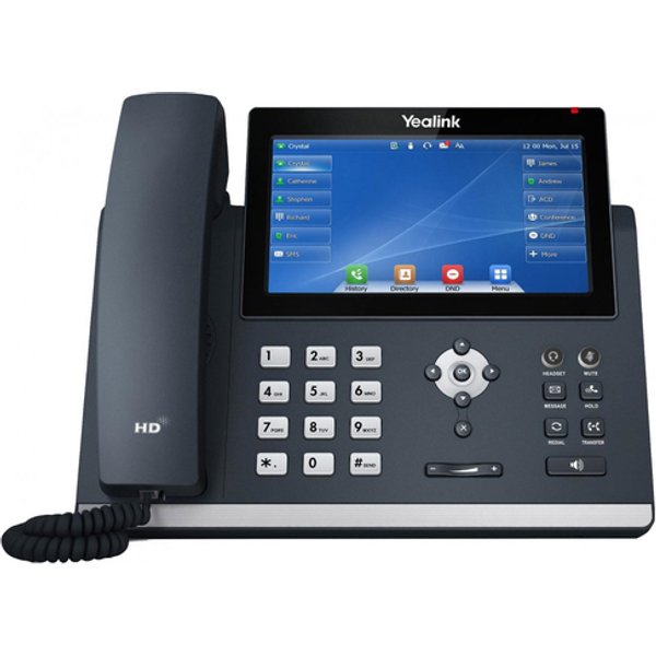 Yealink SIP-T48U Telefono IP Grigio LED Wi-Fi-image
