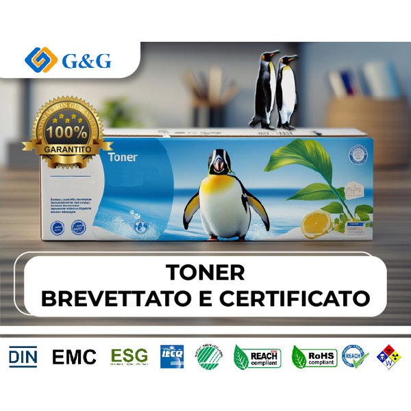 Toner G&G HP CE401A C 6000 PAG Rigenerato-image