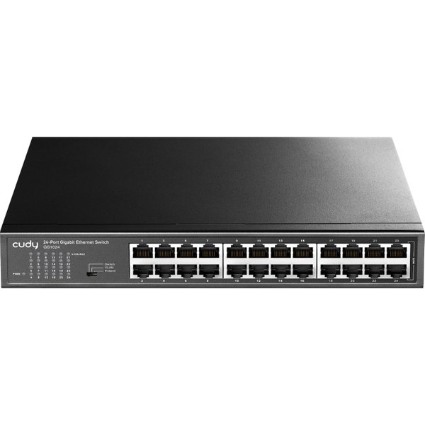 Cudy GS1024 Switch Di Rete Non Gestito Gigabit Ethernet (10/100/1000) Nero-image