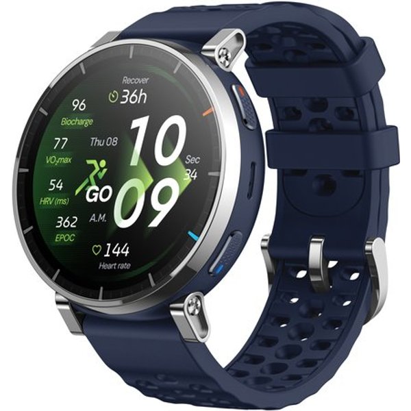 Amazfit W2558GL2N Smartwatch E Orologio Sportivo 3,35 Cm (1.32") Amoled Digitale 466 X 466 Pixel Touch Screen Argento GPS (Satellitare)-image