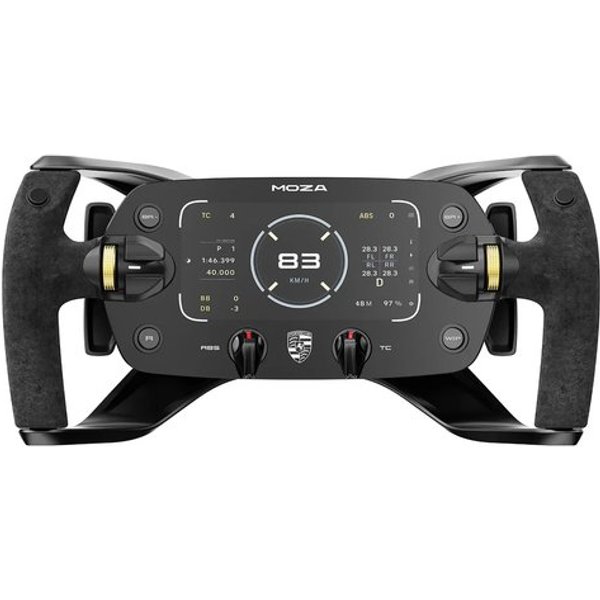 Volante Simulatore Guida Moza Racing Porsche Mission R Black-image